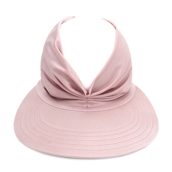 IDALL Sun Hat Visor Hats Summer Hat women's Sun Visor Sun Hat Anti-ultraviolet Elastic Hollow Top Hat Golf Hat Summer Hats Pink One size