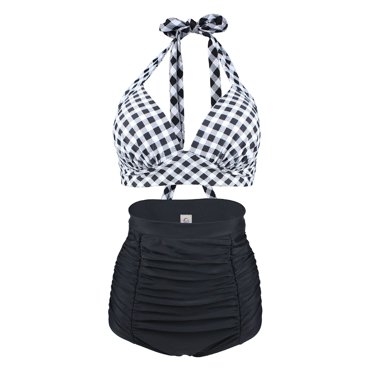 Eternatastic Womens Retro Polka Dot Tankini Swimwear Two Pieces Swimsuit | Desertcart