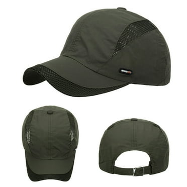 IDALL Trucker Hat Baseball Cap Fashion Women Men Sport Mountain Climbing Breathable Beach Baseball Cap Hip Hop Hat Sun Hat Gorras Para Hombres Originales Hats for Men Army Green One Size