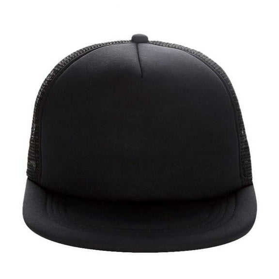 IDALL Trucker Hat,Baseball Cap Unisex Mesh Baseball Cap Hat Blank Visor Hat Adjustable Golf Hat,Hats for Women Black