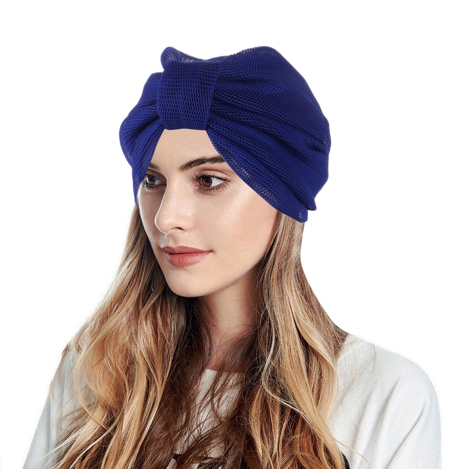 IDALL Trucker Hat,Baseball Cap Women Knot Fashion Pleated Head Hat Cap