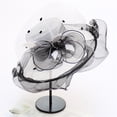 thumbnail image 1 of IDALL Trucker Hat,Sun Hats for Women Women Kentucky Derby Church Dress Fascinator Wide Brim Wedding Tea Party Beach Hats White, 1 of 2