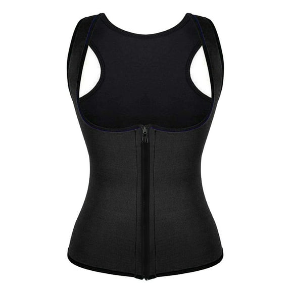 IDALL Waist Trainers for Women Belly Waist Trainer for Women Gym Tops for Women Body Sport Fitness Workout Vest Shapeware Waist Trainer for Women Lower Belly Waist Trainer Black 2XL