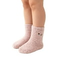 thumbnail image 1 of IDALL Warm & Cozy Gifts for Women, Stocking Stuufers, Fluffy Fuzzy Plush Sleeping Slipper Socks - Soft Warm Fabric Pink One Size, 1 of 4
