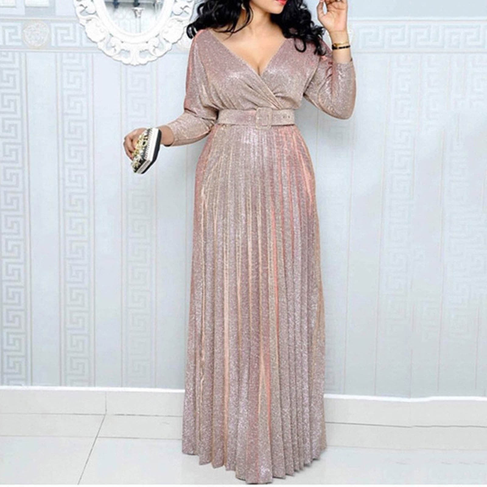 A-line Shiny 2022 Wedding Dresses, V-neck Bridal Gowns, Popular Bling Wedding Guest Dresses A-line Shiny 2022 Wedding Dresses, V-neck Bridal Gowns, Popular Bling Wedding Guest Dresses