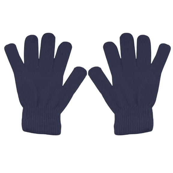 IDALL Winter Magic Gloves Stretchy Warm Knit Gloves Contains for Men or Women Dark Gray One Size