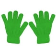 thumbnail image 1 of IDALL Winter Magic Gloves Stretchy Warm Knit Gloves Contains for Men or Women Green One Size, 1 of 3