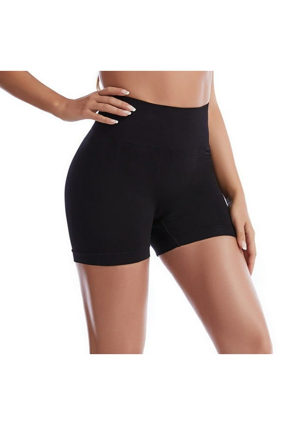 Workout Leggings for Women High Waisted Shorts Women Thigh Society Anti-Chafing Shorts Cooling Corset Collection Waist Buttock Pant Shapewear Shorts Womens Leggings Black M