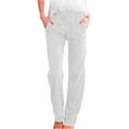 thumbnail image 1 of IDALL linen pants women Wide Leg Pants Woman Lounge Pants Women Womens Casual Cotton Linen Pants Lightweight Summer Relax Fit Elastic Waist Plus Size Pants Baggy Pants high waisted pants White L, 1 of 7