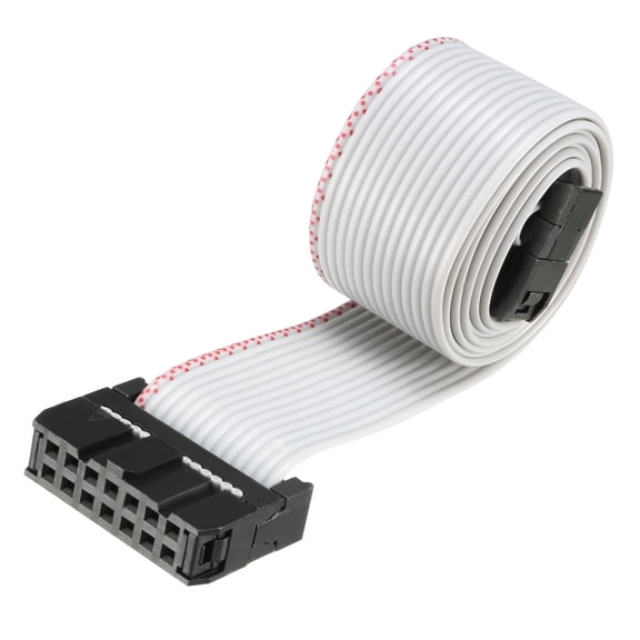 IDC 14P Wire Flat Gary Ribbon Cable 48cm 2.54mm Pitch 1pcs