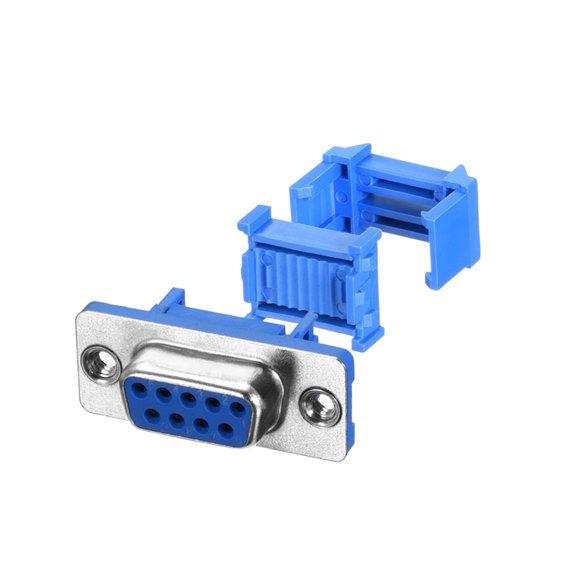 IDC D-Sub Ribbon Cable Connector 9-pin Female Socket IDC Crimp Port 10pcs