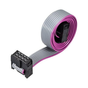 IDC Wire Flat Ribbon Cable FC/FC Connector A-type 8Pins 2.54mm Pitch 50cm Length