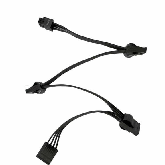 IDE 6Pin to 4 Port 4Pin Power Cable Adapter Splitter For Desktop Power Module