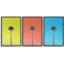IDEA4WALL 3 Piece Canvas Wall Art Tropical Palm Trees Canvas Prints Framed Wall Art Decor