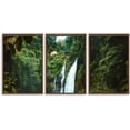 thumbnail image 1 of IDEA4WALL 3 Piece Framed Canvas Wall Art for Living Room, Bedroom Waterfall in Deep Forest of Croatia Canvas Prints for Modern Home Decoration Ready to Hang, 1 of 4