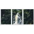 thumbnail image 1 of IDEA4WALL 3 Piece Framed Canvas Wall Art for Living Room, Bedroom Waterfall in Deep Forest of Croatia Canvas Prints for Modern Home Decoration Ready to Hang, 1 of 4
