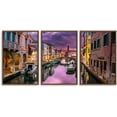 thumbnail image 1 of IDEA4WALL 3 Piece Framed Canvas Wall Art for Living Room, Bedroom Italy City Landscape Canvas Prints for Modern Home Decoration Ready to Hang, 1 of 4