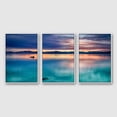 thumbnail image 1 of IDEA4WALL 3 Piece Framed Canvas Wall Art for Living Room, Bedroom Lake Tahoe Canvas Prints for Modern Home Decoration Ready to Hang, 1 of 4