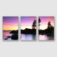 thumbnail image 1 of IDEA4WALL 3 Piece Framed Canvas Wall Art for Living Room, Bedroom Lake Tahoe Canvas Prints for Modern Home Decoration Ready to Hang, 1 of 4