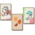 thumbnail image 1 of IDEA4WALL 3 Piece Framed Canvas Wall Art for Living Room, Bedroom Mattis and Brutalist Canvas Prints for Modern Home Decoration Ready to Hang, 1 of 5