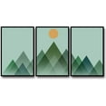 thumbnail image 1 of IDEA4WALL 3 Piece Framed Canvas Wall Art for Living Room, Bedroom Nordic Style Canvas Prints for Modern Home Decoration Ready to Hang, 1 of 4