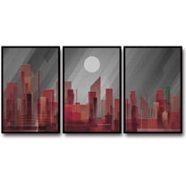 IDEA4WALL 3 Piece Framed Canvas Wall Art for Living Room, Bedroom Nordic Style Canvas Prints for Modern Home Decoration Ready to Hang