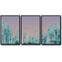 IDEA4WALL 3 Piece Framed Canvas Wall Art for Living Room, Bedroom Nordic Style Canvas Prints for Modern Home Decoration Ready to Hang