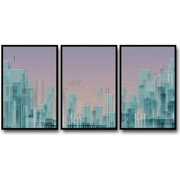 IDEA4WALL 3 Piece Framed Canvas Wall Art for Living Room, Bedroom Nordic Style Canvas Prints for Modern Home Decoration Ready to Hang