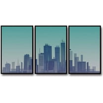 IDEA4WALL 3 Piece Framed Canvas Wall Art for Living Room, Bedroom Nordic Style Canvas Prints for Modern Home Decoration Ready to Hang