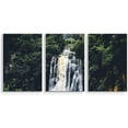 thumbnail image 1 of IDEA4WALL 3 Piece Nature Canvas Wall Art Waterfall in Forest Canvas Prints Modern Home Wall Decor, 16"x24", 1 of 5