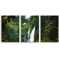 thumbnail image 1 of IDEA4WALL 3 Piece Nature Canvas Wall Art Waterfall in Forest Canvas Prints Modern Home Wall Decor, 24"x36", 1 of 5