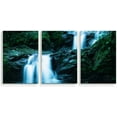 thumbnail image 1 of IDEA4WALL 3 Piece Nature Canvas Wall Art Waterfall in Forest Canvas Prints Modern Home Wall Decor, 24"x36", 1 of 5