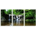thumbnail image 1 of IDEA4WALL 3 Piece Nature Canvas Wall Art Waterfall in Forest Canvas Prints Modern Home Wall Decor, 24"x36", 1 of 5