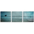 thumbnail image 1 of IDEA4WALL 3 Pieces Modern Canvas Wall Art A Bird and Closeup of the Full Moon Canvas Prints for Home Wall Decor - 12"x12"x3 Panels, 1 of 5