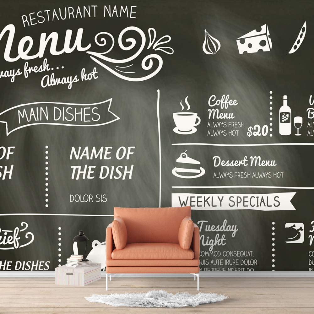 IDEA4WALL 4pcs Abstract Banksy Street Art Peel and Stick Wallpaper Removable Wall Murals Large Wall Stickers for Home Decoration, 66"x24"
