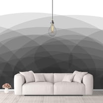 IDEA4WALL 4pcs Abstract Geometric Peel and Stick Wallpaper Removable Wall Murals Large Wall Stickers for Home Decoration, 66"x24"