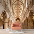 thumbnail image 1 of IDEA4WALL 4pcs Church Peel and Stick Wallpaper Removable Wall Murals Large Wall Stickers for Home Decoration, 66"x24", 1 of 5
