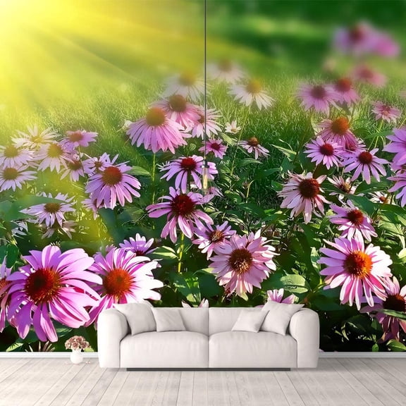 IDEA4WALL 4pcs Fantasy View Mysterious Place Peel and Stick Wallpaper Removable Wall Murals Large Wall Stickers for Home Decoration, 66"x24"