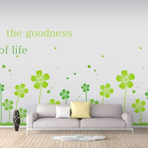 IDEA4WALL 4pcs Minimalist Illustration Peel and Stick Wallpaper Removable Wall Murals Large Wall Stickers for Home Decoration, 66"x24"
