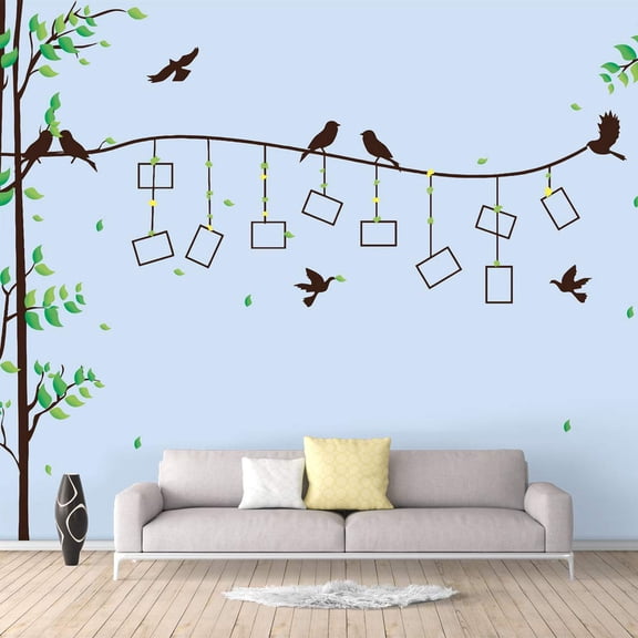 IDEA4WALL 4pcs Minimalist Illustration Peel and Stick Wallpaper Removable Wall Murals Large Wall Stickers for Home Decoration, 66"x24"