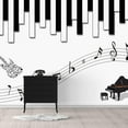 thumbnail image 1 of IDEA4WALL 4pcs Street Graffiti Peel and Stick Wallpaper Removable Wall Murals Large Wall Stickers for Home Decoration, 66"x24", 1 of 5