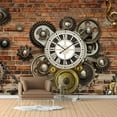 thumbnail image 1 of IDEA4WALL 4pcs Vintage Bar Theme Peel and Stick Wallpaper Removable Wall Murals Large Wall Stickers for Home Decoration, 66"x24", 1 of 5