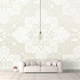 thumbnail image 1 of IDEA4WALL 4pcs Vintage Flowers Peel and Stick Wallpaper Removable Wall Murals Large Wall Stickers for Home Decoration, 66"x24", 1 of 4