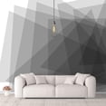 thumbnail image 1 of IDEA4WALL 6pcs Abstract Geometric Peel and Stick Wallpaper Removable Wall Murals Large Wall Stickers for Home Decoration, 100"x24", 1 of 5