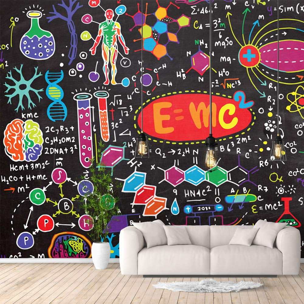 IDEA4WALL 6pcs Banksy Street Graffiti Peel and Stick Wallpaper Removable Wall Murals Large Wall Stickers for Home Decoration, 100"x24"
