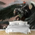 thumbnail image 1 of IDEA4WALL 6pcs Dark Evil Dragon Peel and Stick Wallpaper Removable Wall Murals Large Wall Stickers for Home Decoration, 100"x24", 1 of 5