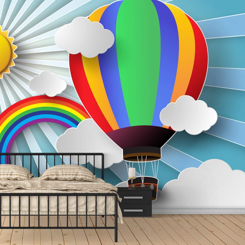 IDEA4WALL 6pcs My Dreamwork Peel and Stick Wallpaper Removable Wall Murals Large Wall Stickers for Home Decoration, 100"x24"