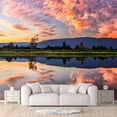 thumbnail image 1 of IDEA4WALL 6pcs Natural Landscape Peel and Stick Wallpaper Removable Wall Murals Large Wall Stickers for Home Decoration, 100"x24", 1 of 5