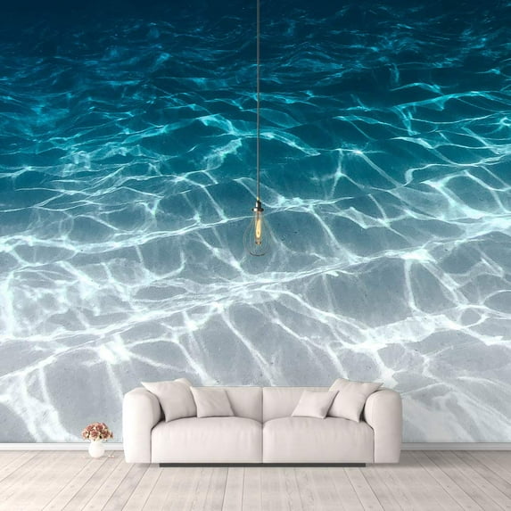 IDEA4WALL 6pcs Nature Peel and Stick Wallpaper Removable Wall Murals Large Wall Stickers for Home Decoration, 100"x24"