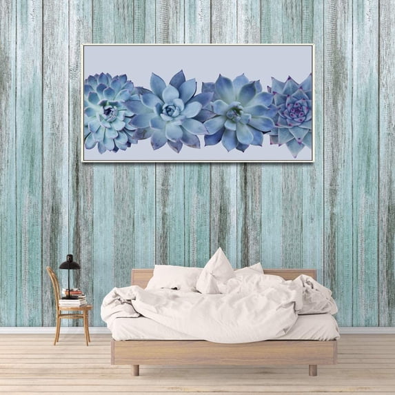 IDEA4WALL 6pcs Retro Style Peel and Stick Wallpaper Removable Wall Murals Large Wall Stickers for Home Decoration, 100"x24"